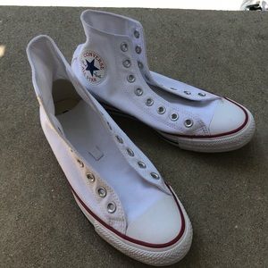White High Top Converse